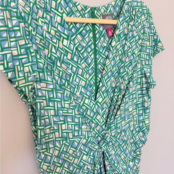 Vince Camuto Cap-Sleeve Wide-Leg Jumpsuit XL - Picture 3 of 8